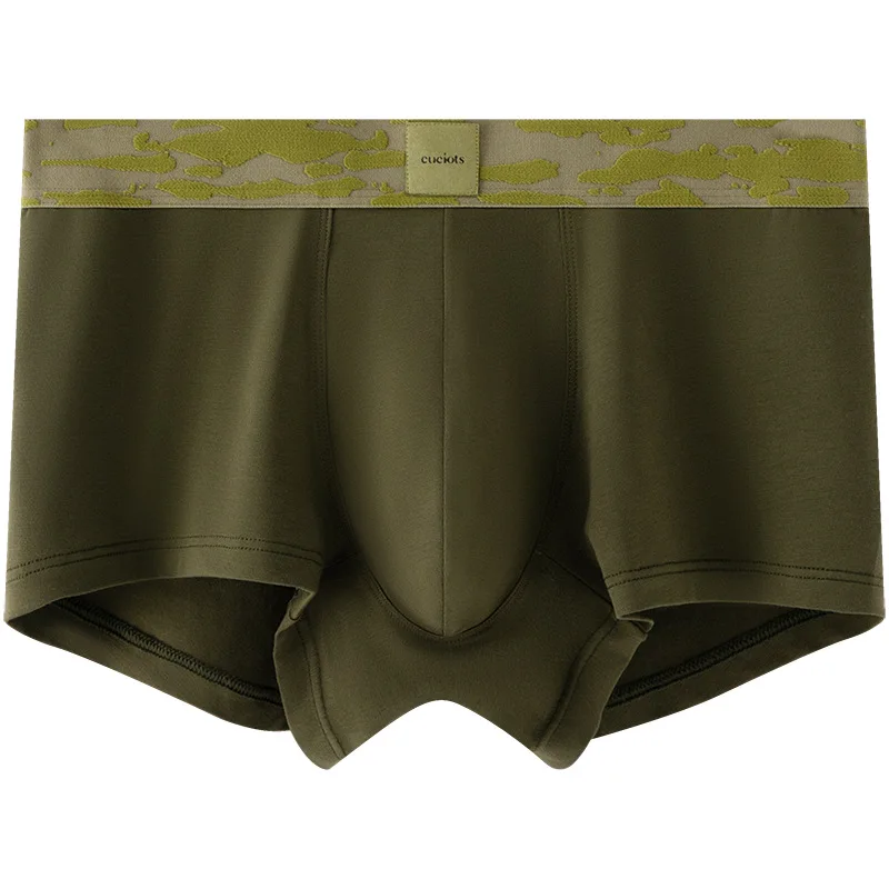 

Summer Mens Underwear U Convex Modal Briefs Mid Rise Elastic Breathable Boxershorts Youth Underpants Boys Antibacterial Boxers