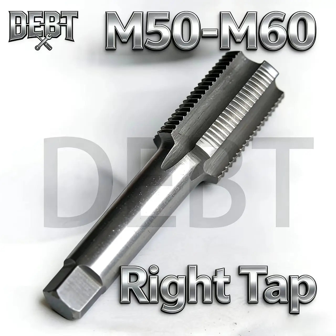 

Debt HSS Metric M50 - M60 Right Hand Screw Thread tap M50 M51 M52 M53 M54 M55 M56 M57 M58 M59 M60 Machine taps