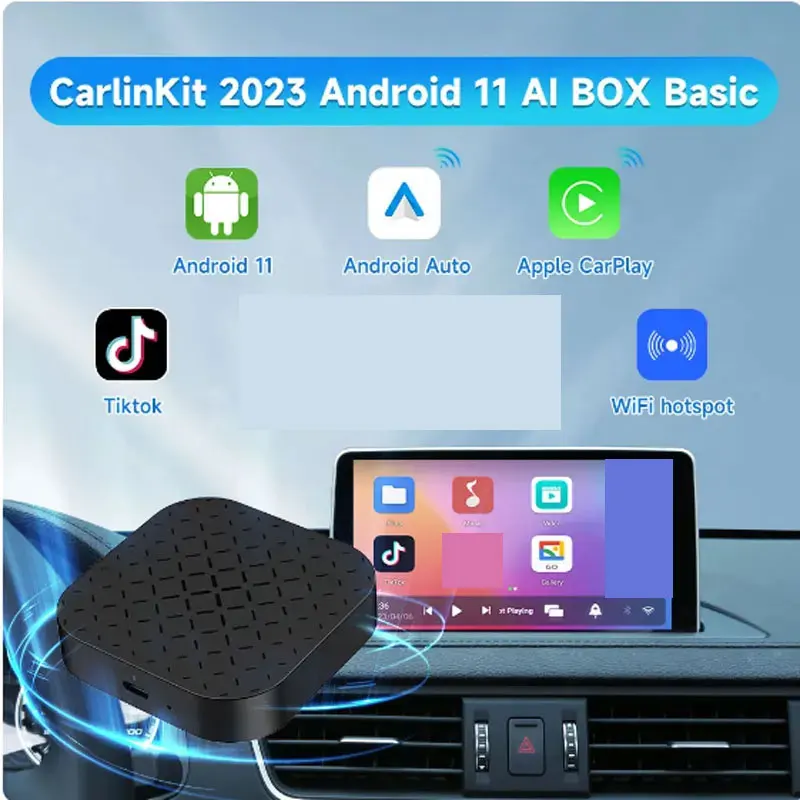 WiFi Wireless CarPlay Android 11 Ai Mini Box Wireless Android Auto Adapter Dongle Support Online Watching Video Auto Connect Box