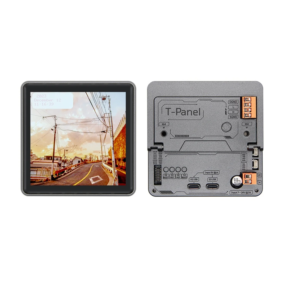 

New T-Panel-S3 ESP32-S3 ESP32-H2 Programmable Development Board CANFD Transceiver Module Support WIFI BT QwiiC TF