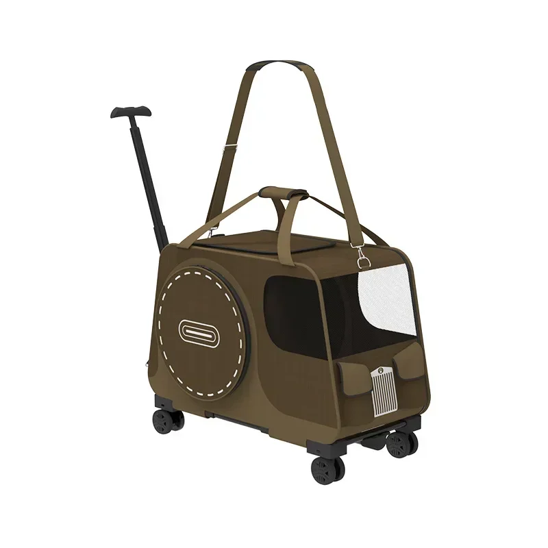 Lightweight foldable outing pet cart