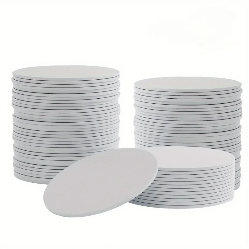NFC Label NTAG215 Rewritable Round 25mm 1 Inch 504 Bytes NFC Chip Compatible with Android & All NFC Enabled Devices