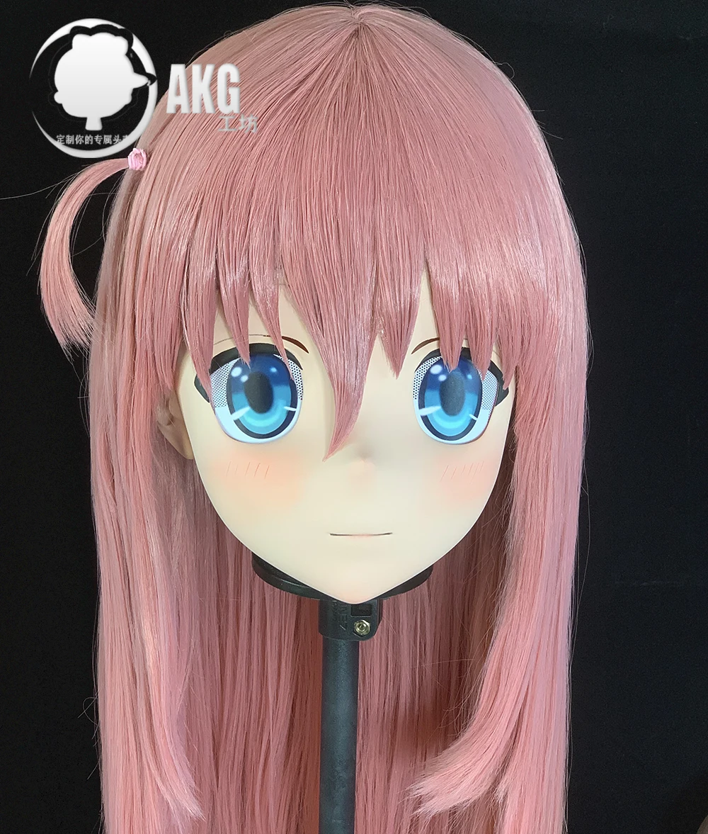 

(AL80) Настроить персонаж для переодевания, женская/девушка, смола, полная/половина головы с замком, аниме, косплей, японская маска анимего кигуруми