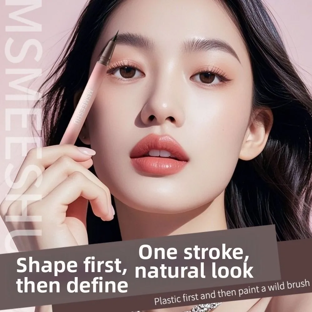 Hot Waterproof Dual-head Eyebrow Pencil Sweat-proof Long-lasting Eyebrow Dye Cream Professional Eye Makeup Tool For Women