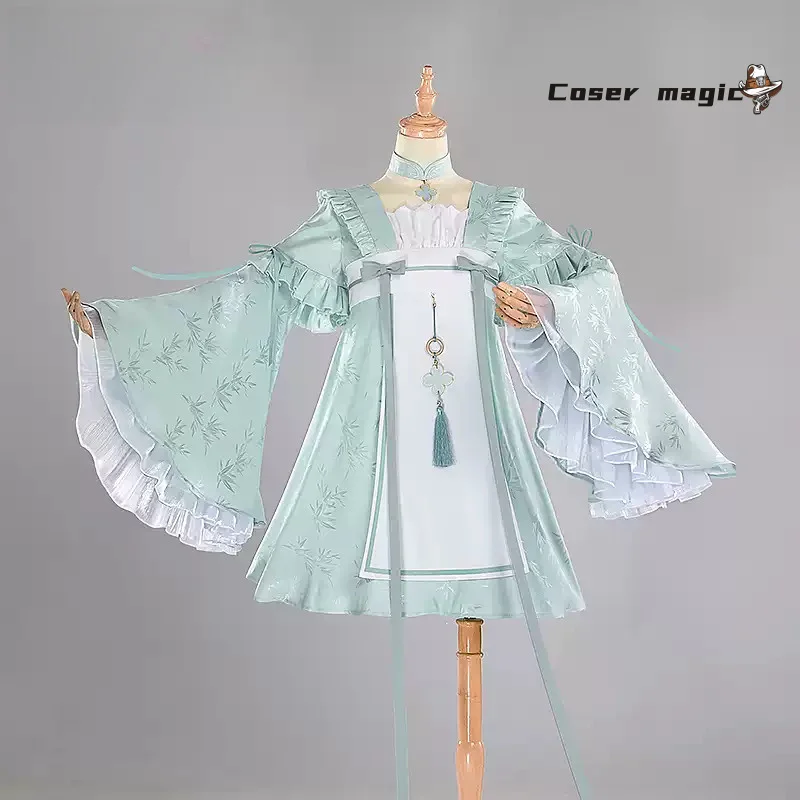 

Azur Lane ROC Ch'ang Feng Cosplay Costume Hanfu Dress Anime Party Uniform Hallowen Play Role Clothes Clothing