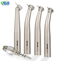 Dental Optical Fiber Turbine high Speed rotation led handpiece for kavo coupler 45 degree standard mini torque head