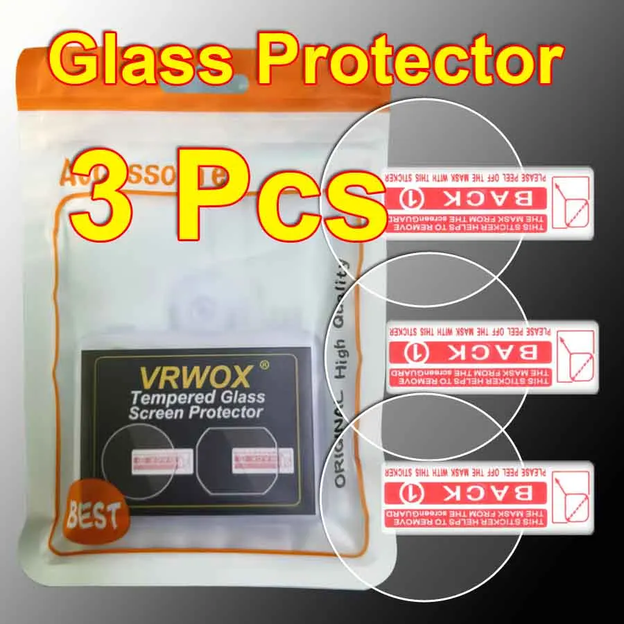 2PCS/3PCS Glass Screen Protector For FTW6035 FTW4024 FTW4016 FTW4025 FTW4026 Watch,2.5D Rounded Edges 9H