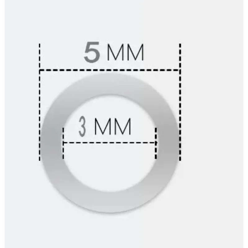 Ring High Temperature Ceramic Heating Tube Alumina Heating Ring Aperture 3/4/5/6/8/9/10/11MM High Efficiency Ring