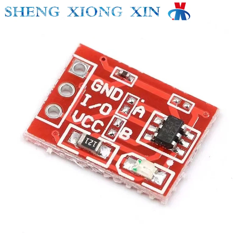 

10pcs TTP223 Touch Button Module Self-Locking/No-Locking Capacitive Switch Single Channel Modifies Sensor