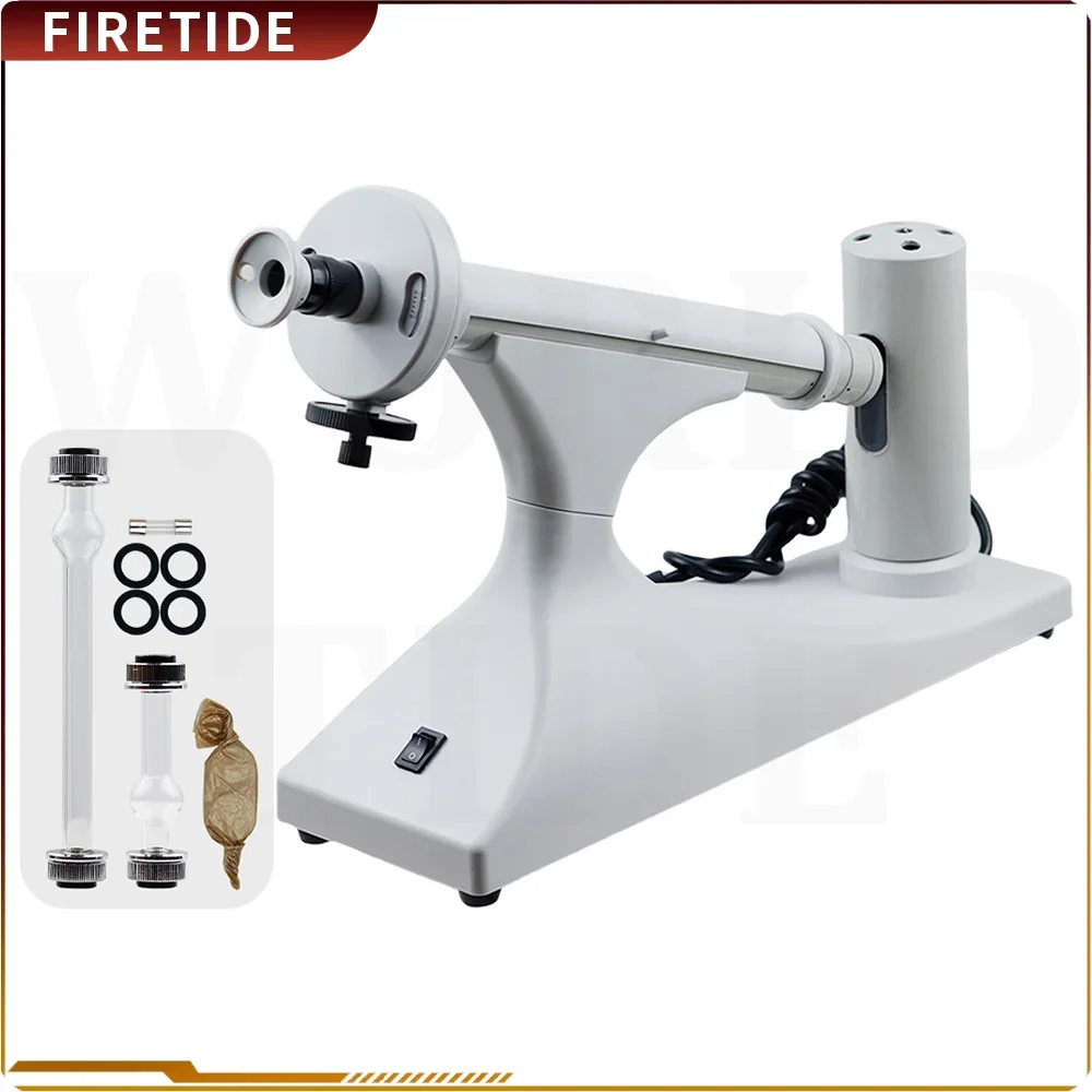 Manual Disc Polarimeter Lab Disc Polarimeter with Light Source Sodium Lamp Measuring Range -180°~180°