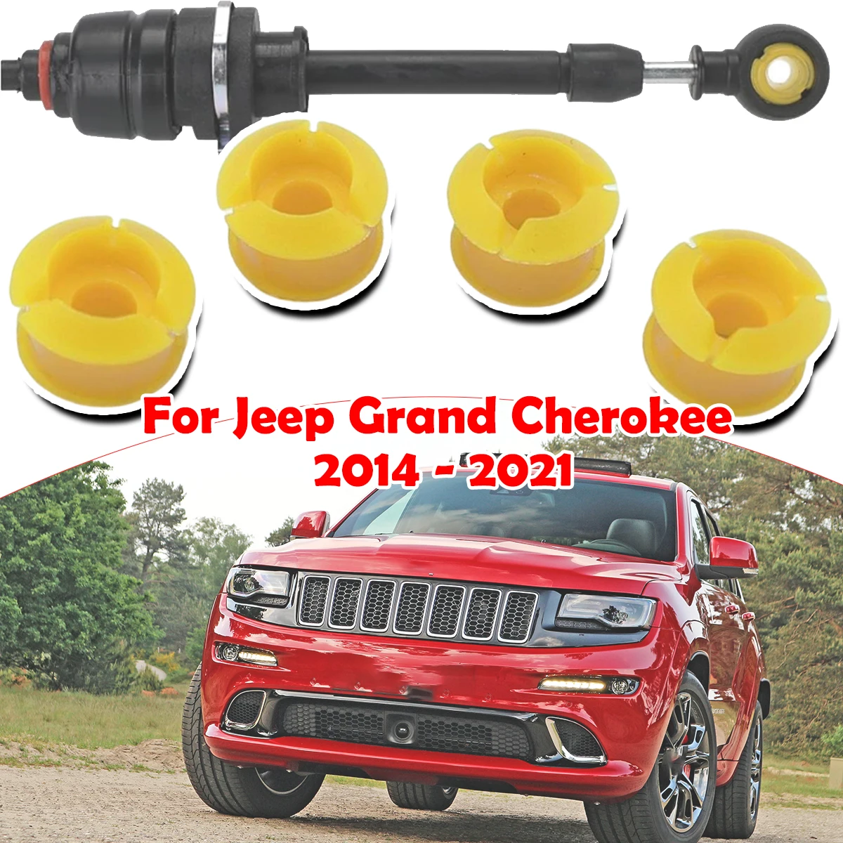 

4pcs For Jeep Grand Cherokee 2014 - 2021 Automatic Shifting Fix Gear Selector Lever Linkage Shift Cable Bushing Car Accessories
