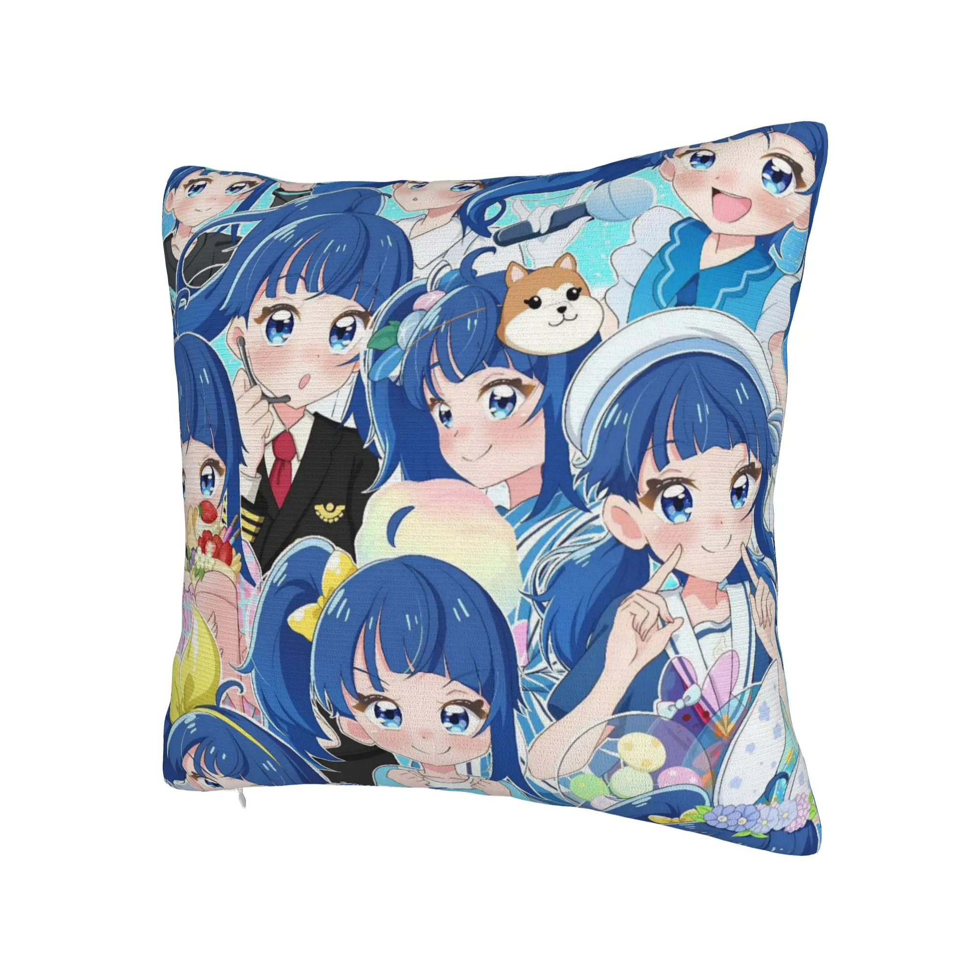 Soaring Sky Pretty Cure Pillowcases Stuff Soft Cushion Cover Decorations  Pillow Case Cover Seat Multi Size