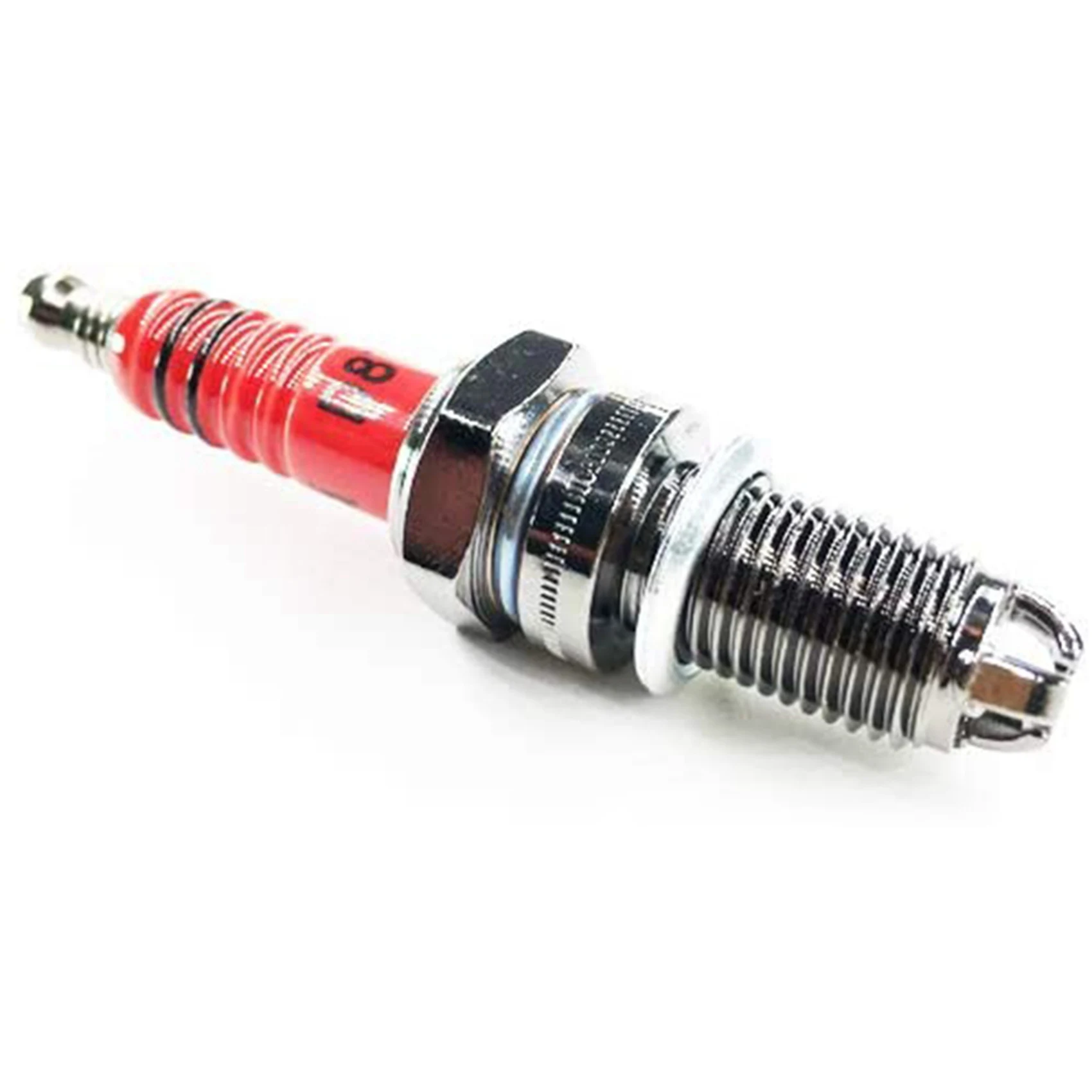 A03Z-4 Pcs 3-Electrode Spark Plug D8TC For 125Cc 150Cc 200Cc 250Cc Motorcycle Scooter ATV Quads
