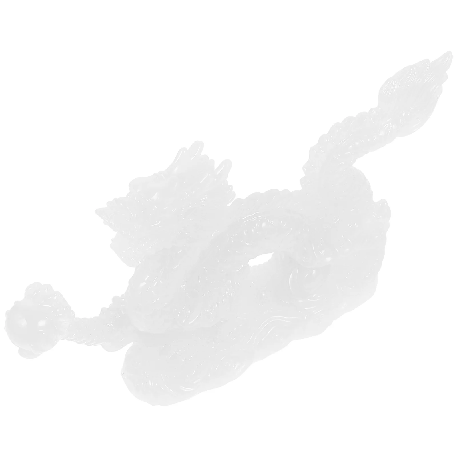 

Chinese Resin Dragon Totem Statue Desktop Decor Ornament Prosperity Animal Craft Small Desktop Decor