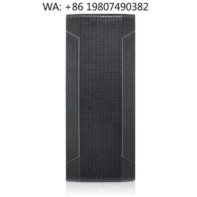 Passive Dual 15 Inch Audio System Equipped Amplifier Mixer UHF Wireless Microphone Stage Speaker