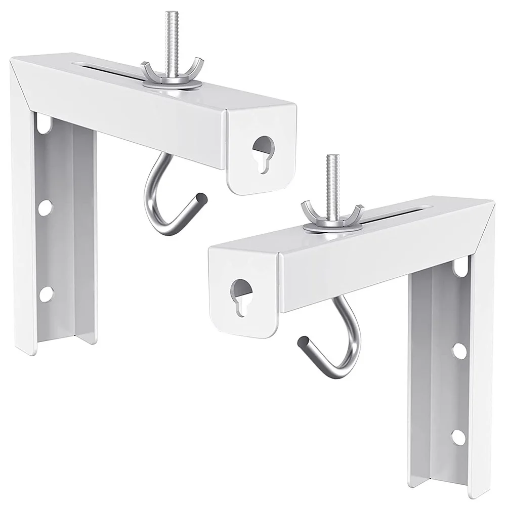 

1Set Projector Wall Mount Bracket L-Shaped Hook Rigorous Process Selected Good Steel Materials Easy Suspend L Bracket