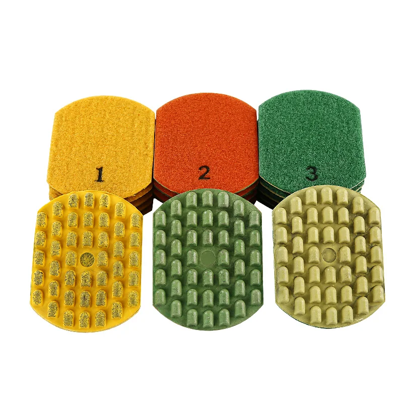 Diamond Floor Polishing Pads Resin Bond 3 Steps Polishing Pad for Marble Granite Terrazzo Floor Renovation Polishing floor Tools