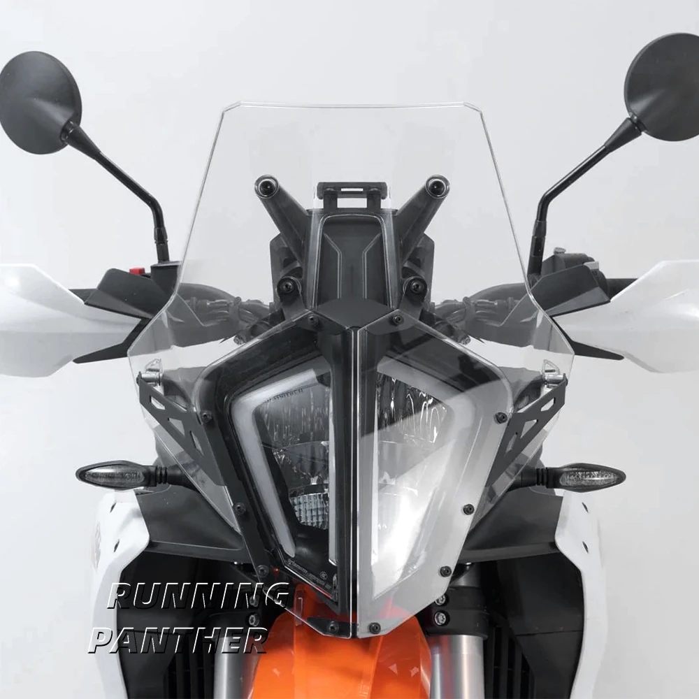 Faro del motociclo Protezione Della Copertura Della Protezione Acrilico Copertura Del Faro Con Staffa Accessori Per 790 890 Adventure R 2023 2024