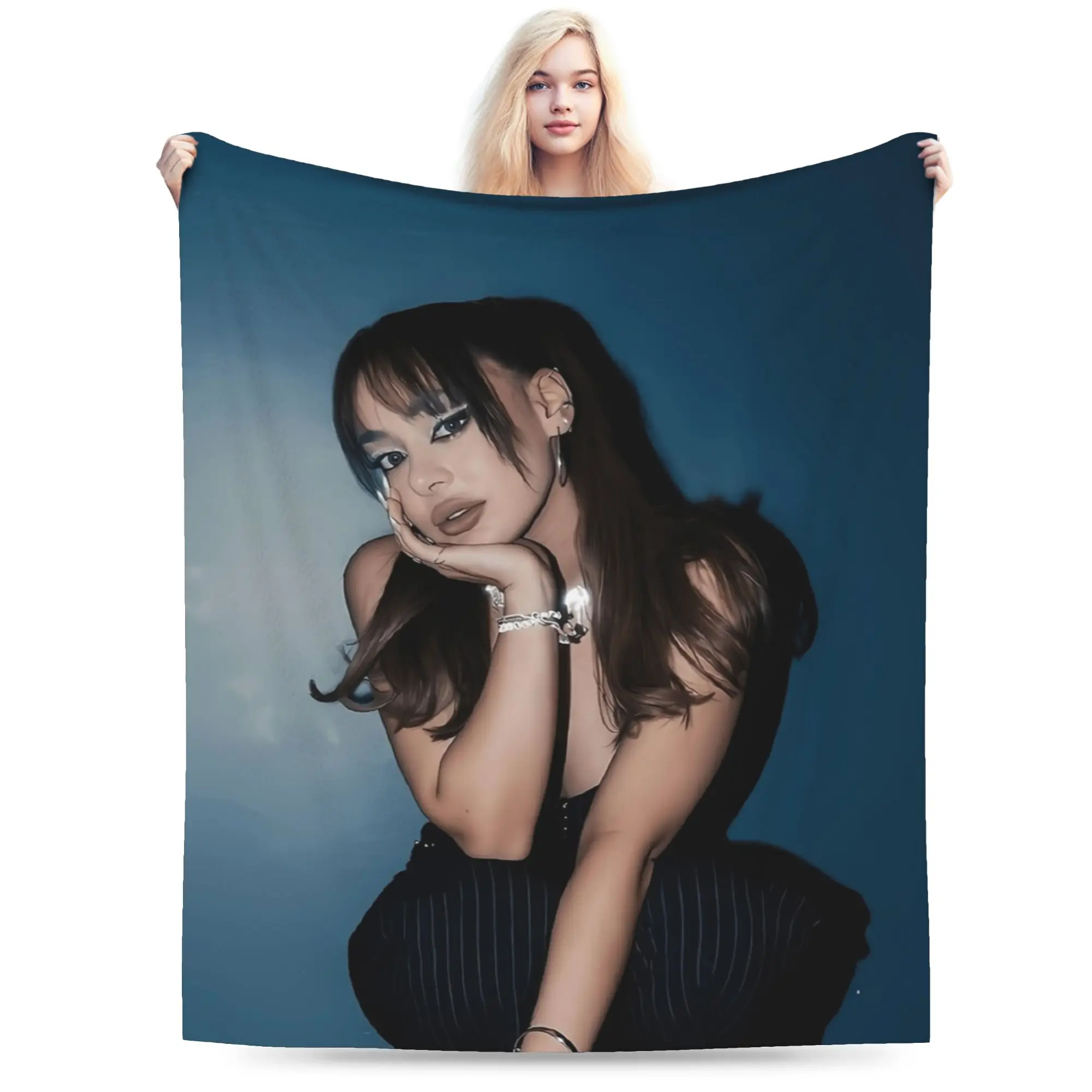 Singer Aylivas Blankets Coral Fleece Plush Autumn/Winter  Breathable Lightweight Thin Throw Blanket for Home Office Rug Piece