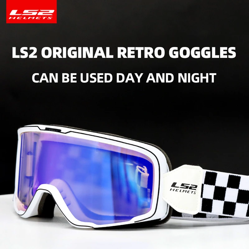 

LS2 Original goggles Anti-fog goggles Retro off-road helmet goggles Riding motorcycle anti-sand helmet goggles