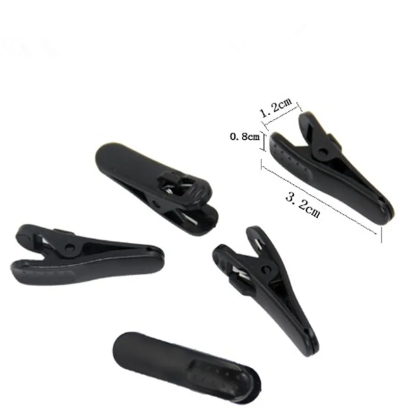 20 pçs cabo do fone de ouvido cabo fio lapela colar clipe nip braçadeira titular para fone de ouvido mp3 mp4 clipe grampos