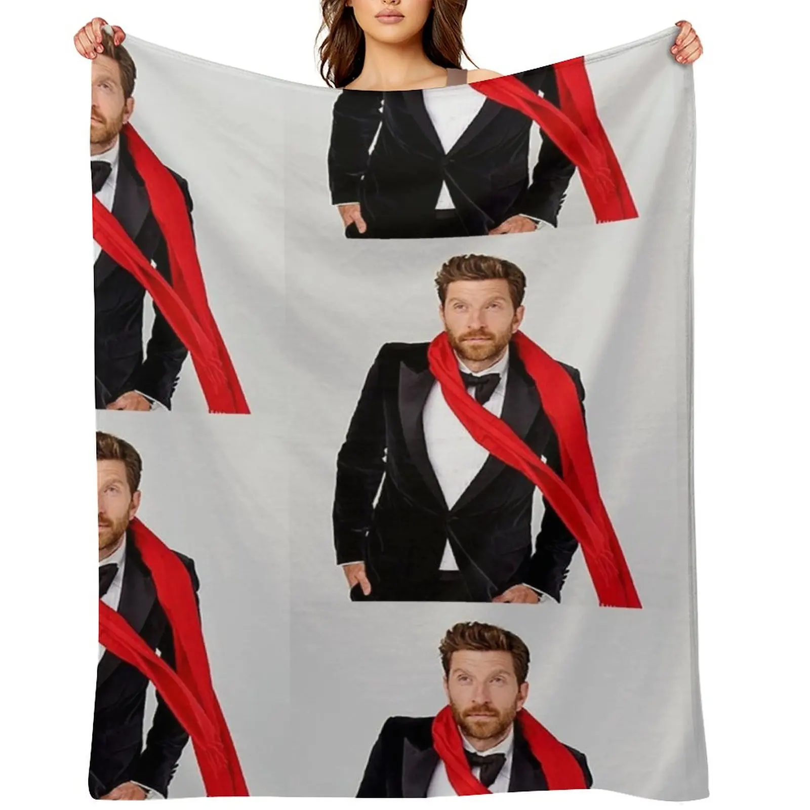 

Brett Eldredge tour Throw Blanket Decorative Sofa Personalized Gift Weighted Travel Blankets