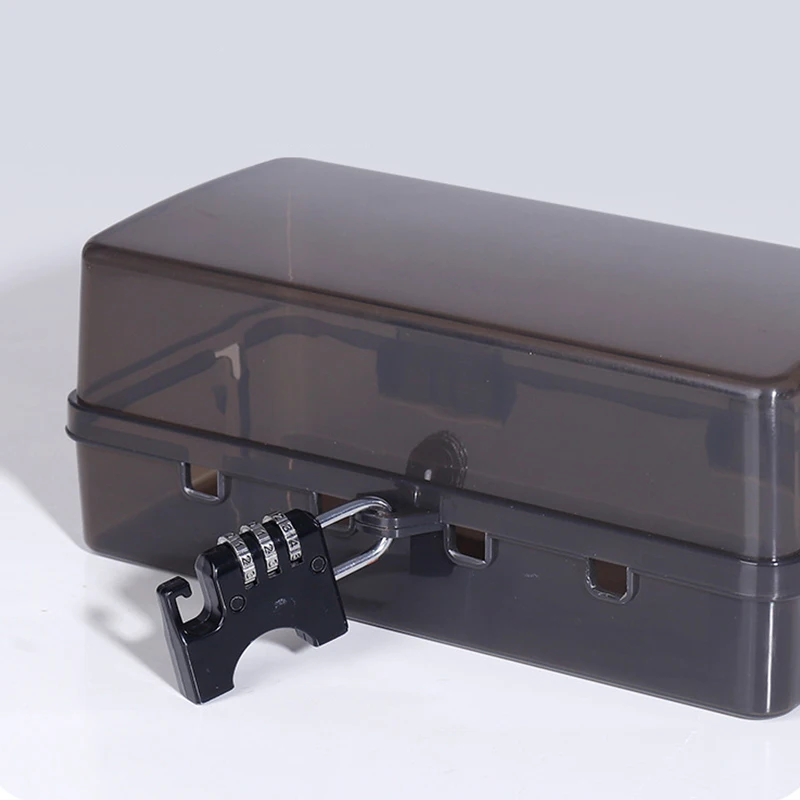 Proof Plug Box Lead Cover For Protect Outlet Plug 6 Outlets Plastic Cable Management Box Electrical Boxes Rain-Proof Weather