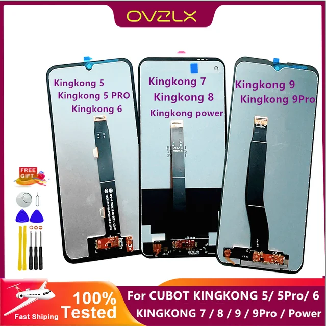 Oryginalny dla Cubot KingKong 5 king kong 5 pro KINGKONG 6 7 8 9 PRO AX KING KONG Power LCD Display Touch Screen DigitizerAssembly