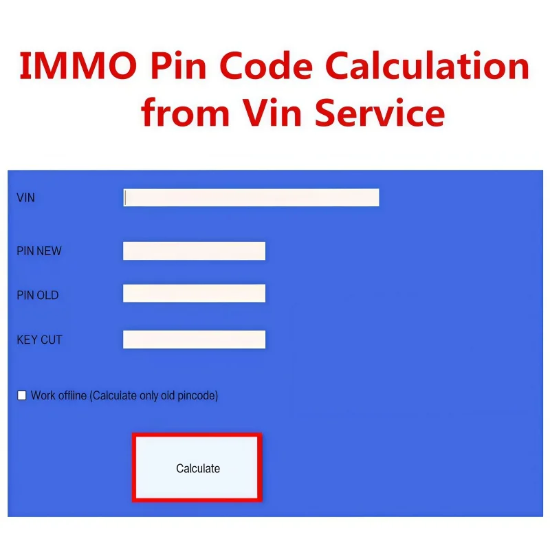 Car Key Pin Code Calculate Service for MG CHANGAN GAC AION DFSK JAC Geely Maxus Chery BAIC Great Wall Haval IMMO Pin Code