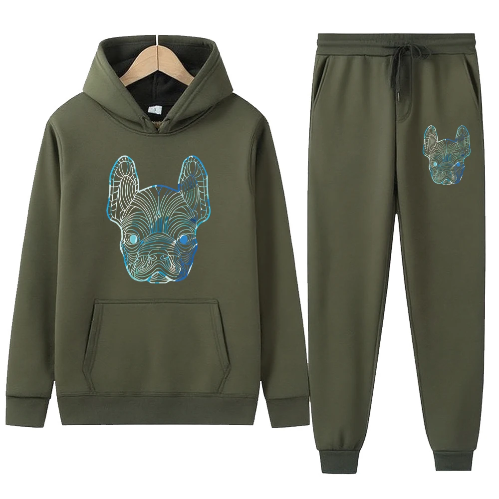 

2025 men's hoodie sportswear fashion wool hoodie two-piece set long sleeved hoodie shorts set running top