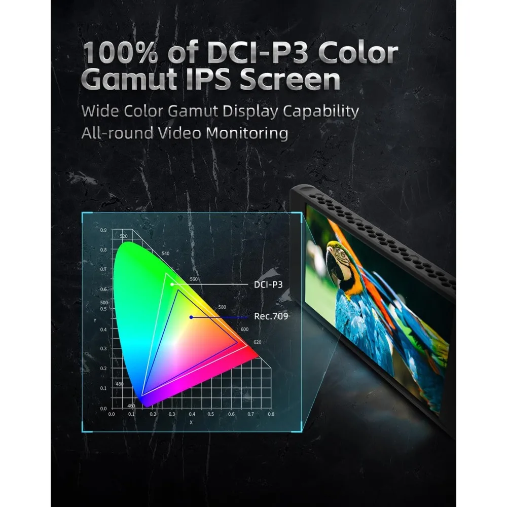 أثاث الحدائق PT6 كاميرا مراقبة ميدانية 5.2 "600nit شاشة تعمل باللمس شاشة كاميرا عمودية اطلاق النار تمتد ثلاثية الأبعاد