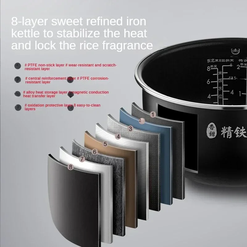 Midea Smart Rice Cooker 4L Refined Iron Kettle
