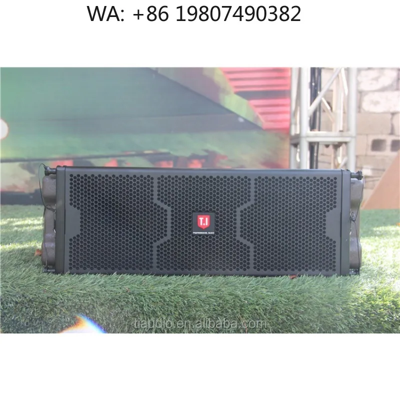 Dual 5 Inch Professional Line Array Speaker, Matching Amplifier Audio Equipment for Indoor Outdoor Stage Live Sound Projects