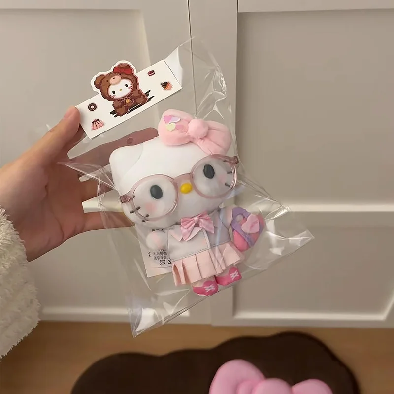 

Подвеска «Hello Kitty», милая девушка в очках, рюкзак, брелок, плюшевая кукла для униформы, Heisei Spicy Girl, анимационная походная игрушка