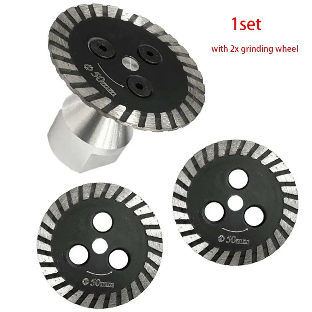 50mm Turbo Carving Disc Cutting Blade For M14 Thread Saw Blade For Stone Granite For Cutting Granite Marble Tiles