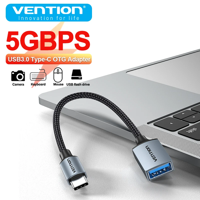 

Vention USB C to USB 3.0 OTG Adapter USB 2.0 OTG Data Cable Connector For Samsung Xiaomi One Plus MacBook Pro USB Type-C Adapter