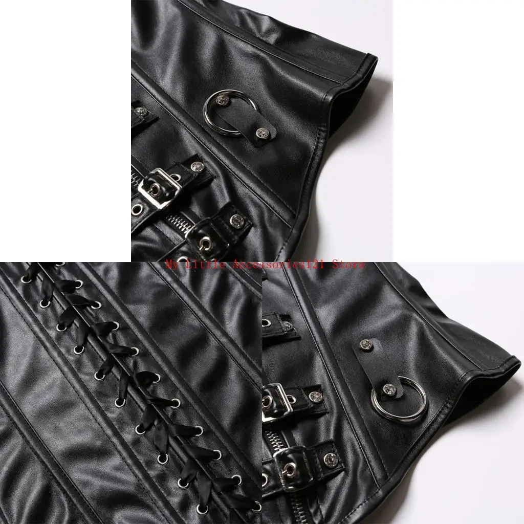 Steampunk Waist Cincher Black Corset Tops For Women Fashion Bustier