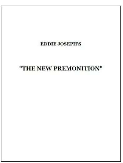 

The New Premonition by Eddie Joseph - Magic tricks (Instant Download)