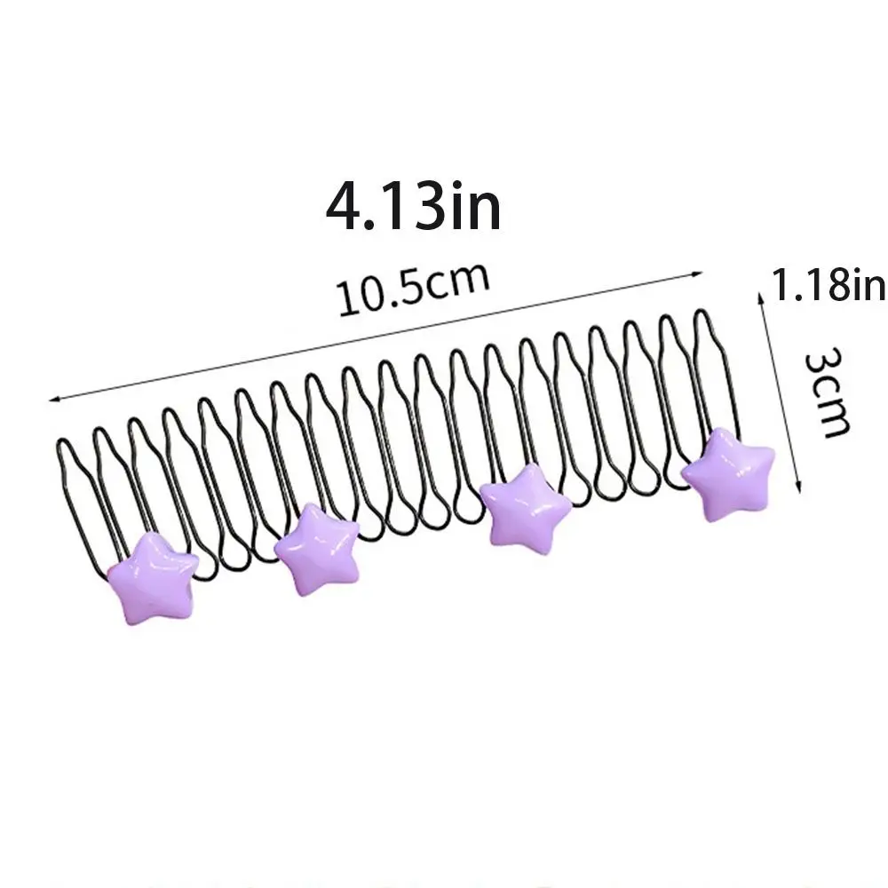 Épingle à cheveux invisible pour femme, nœud, cœur, pince à cheveux pour enfants, outils de diadème, partenaires de frange, insérer un peigne,