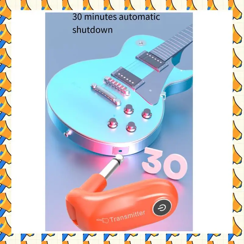 

ABYB Wireless Transceiver Guitar System Clear Sound Reproduction 30 Meters Transmission For Rehearsal Stage Performance