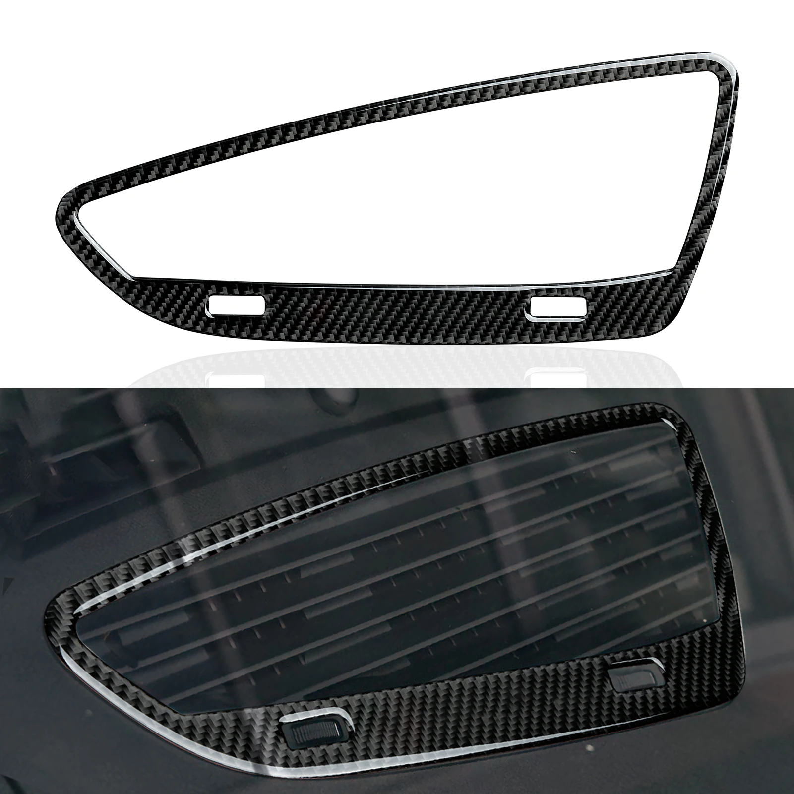 

For Alfa Romeo 159 939 Brera Spider 2004 -2011Accessories Car Dashboard Air Vent AC Sticker Cover Carbon Fiber Decal Trim LHD