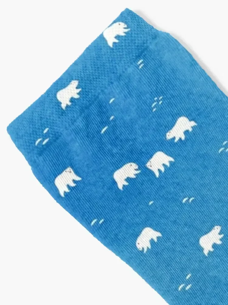 Polar Bears Socks Novelties cool New year's Boy Socks Women's