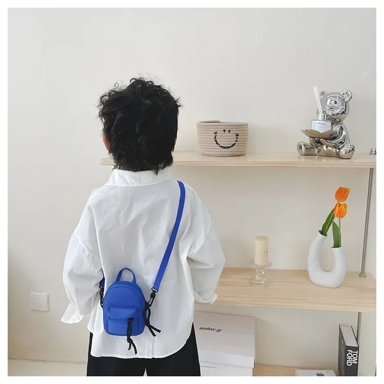 Kinder tasche modische Jungen Umhängetasche koreanische Version einfache und lässige neue Stil Leinwand kleine Taschen für Outdoor-Reisen