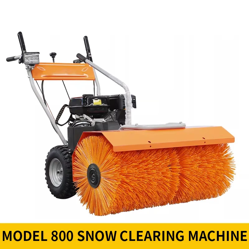 Snow Shovel/Snow Thrower Hand-Pushed Snow Clearing Machine Garden Path Snow Removal Nylon Wire Roller Brush(Customized) view 4