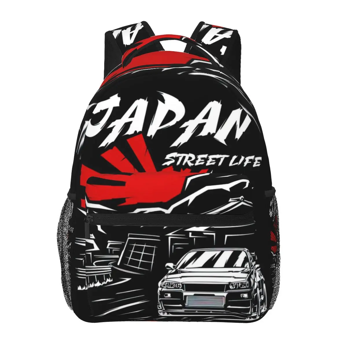 Nissan Skyline R34 Backpack for Girls Boys Travel RucksackBackpacks for Teenage school bag