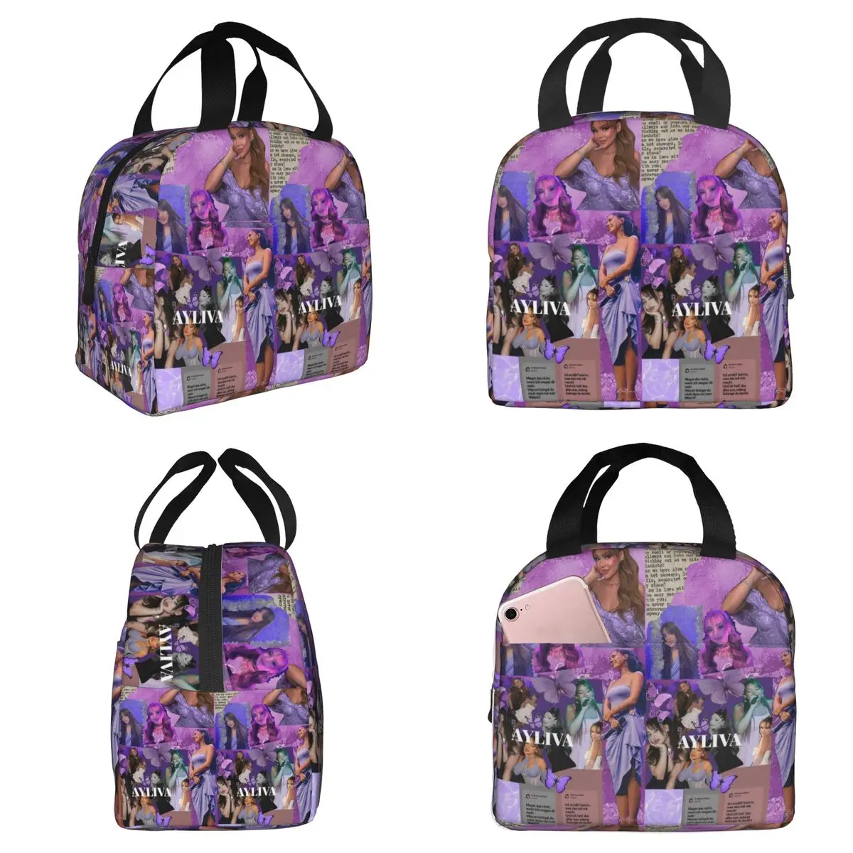 

Термосумка Ayliva для обедов и еды для детей, школьный ланч-бокс, портативный контейнер для еды