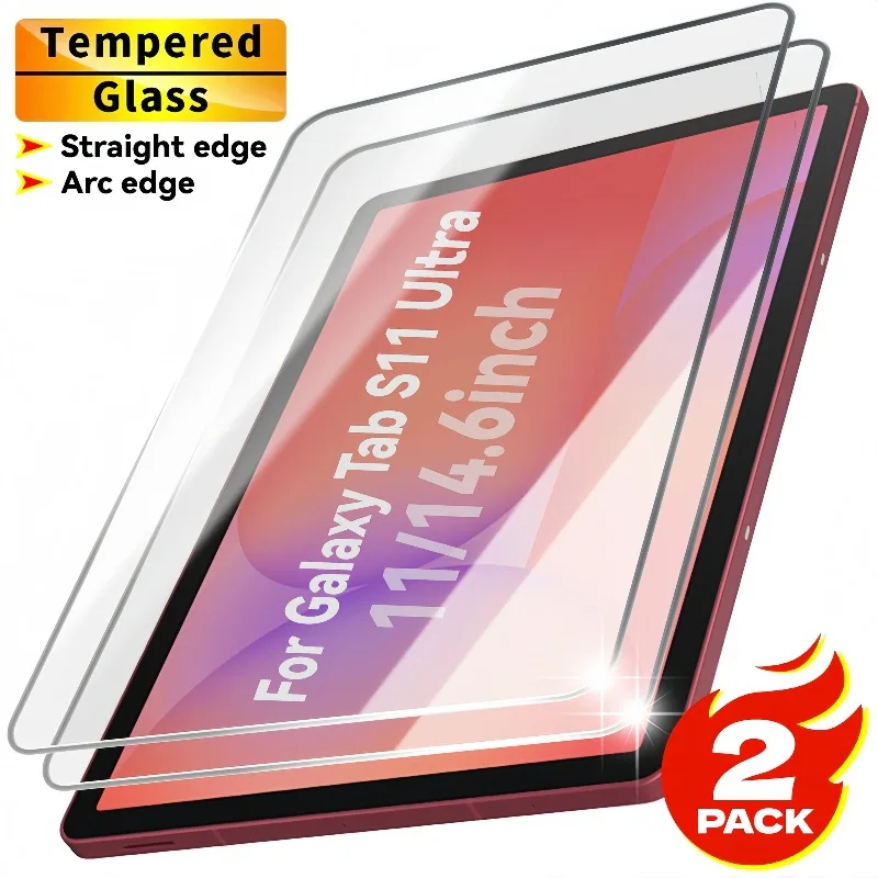 Anti-Scratch LCD Screen Protector for Samsung Galaxy Tab S11Ultra 11/14.6inch Tempered Glass 9H Hardness for Samsung Tablet S11