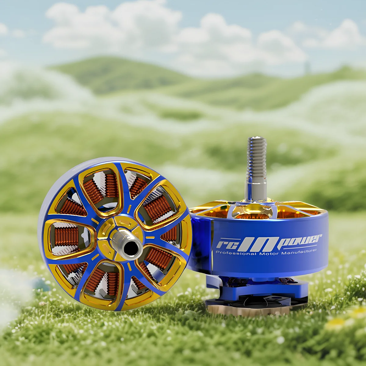 1400kv RCinpower AOS collaborates with supernova2807 to create a new brushless motor for RC FPV UAV - view 4
