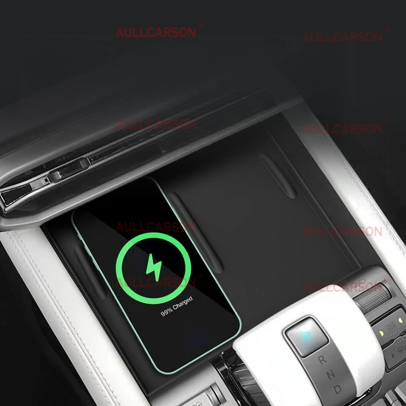 

Для BYD Leopard Titanium 3 2025 Беспроводная зарядная панель Авто аксессуары для интерьера Автомобильный телефон Нескользящий коврик для зарядного устройства Силиконовый 1 шт.