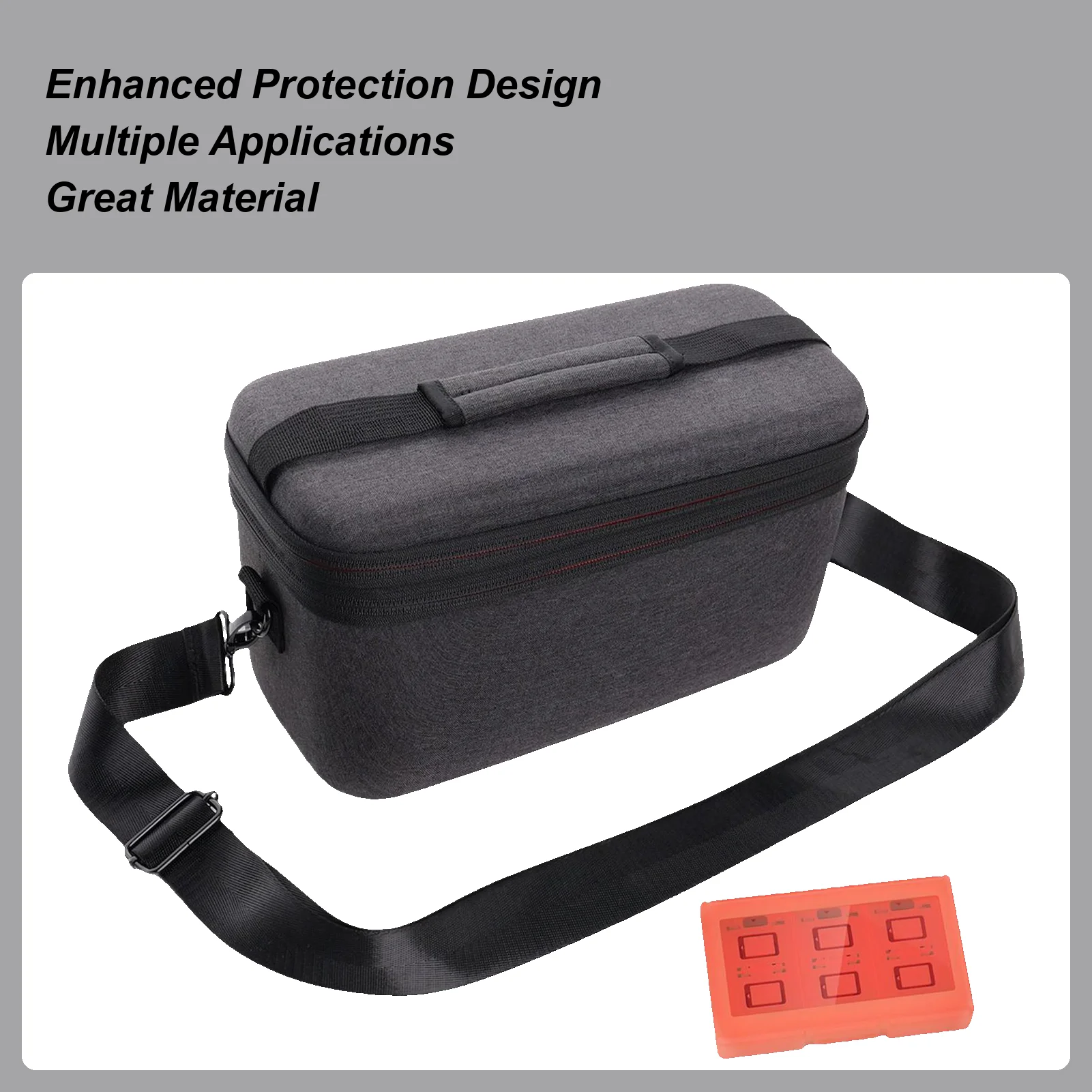 

Gaming Bag Gear Protective Bag Lightweight Gaming Accessories Storage Organizer For Travel Companion Men Women Cables